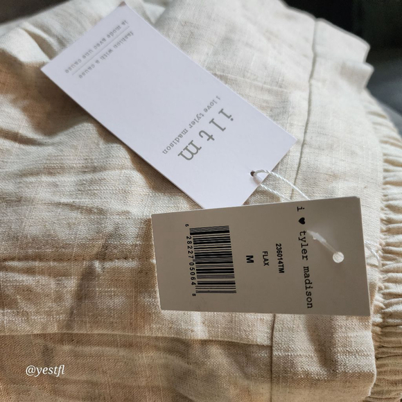 NWT ILTM linen blend pants M - Picture 3 of 5